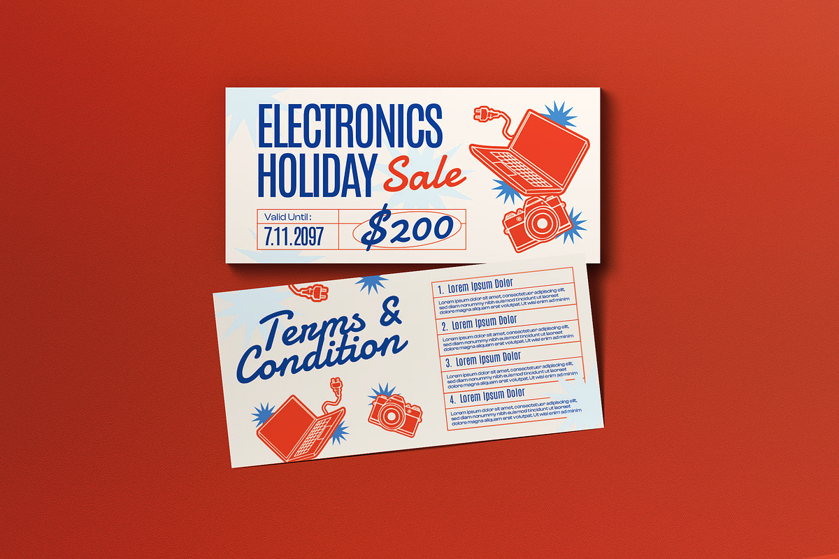 Electronic Holiday Sale Voucher
