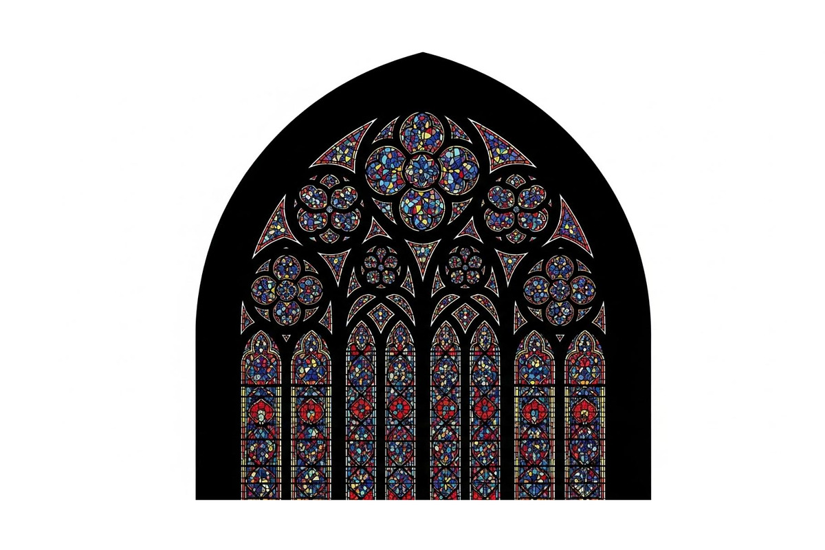 Gothic Church Window Frame Bundle, an Illustration by jahid234 (Photo 21 of 31)