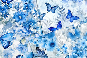 Butterfly Ballet In Blue