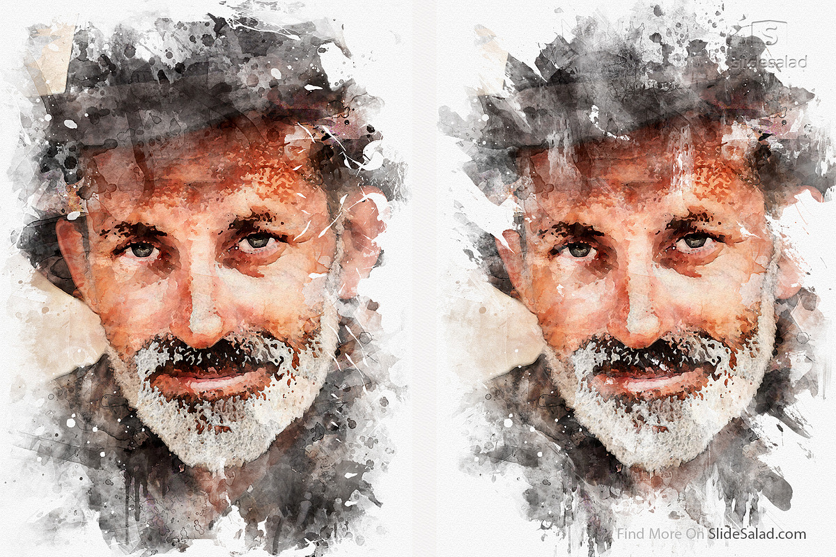#1 Watercolor Photoshop Mock-ups, an Action Add-On by SlideSalad (Photo 37 of 44)