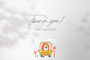 Summer Road Trip Print Set, an Animal Illustration by MeadowFox (Thumbnail 8 of 8)