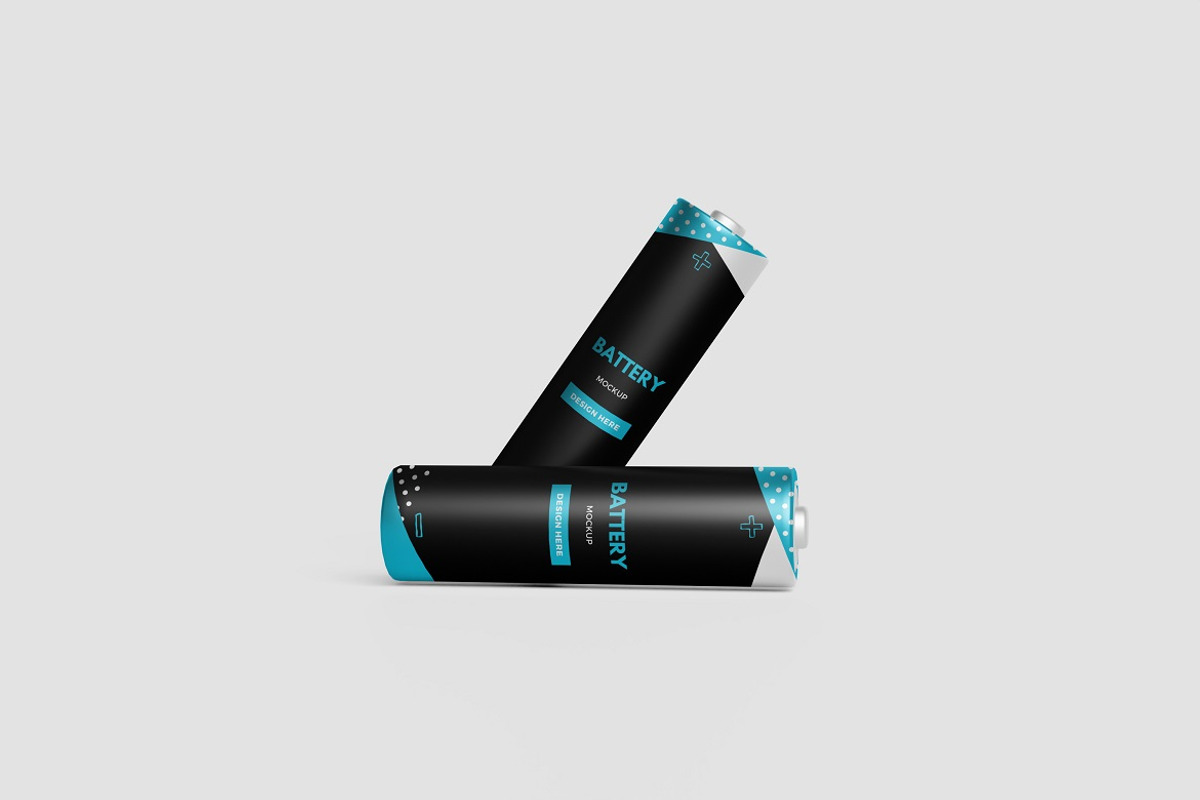 Battery Mockup, a Household Mockup by YurnalisPerix (Photo 3 of 5)