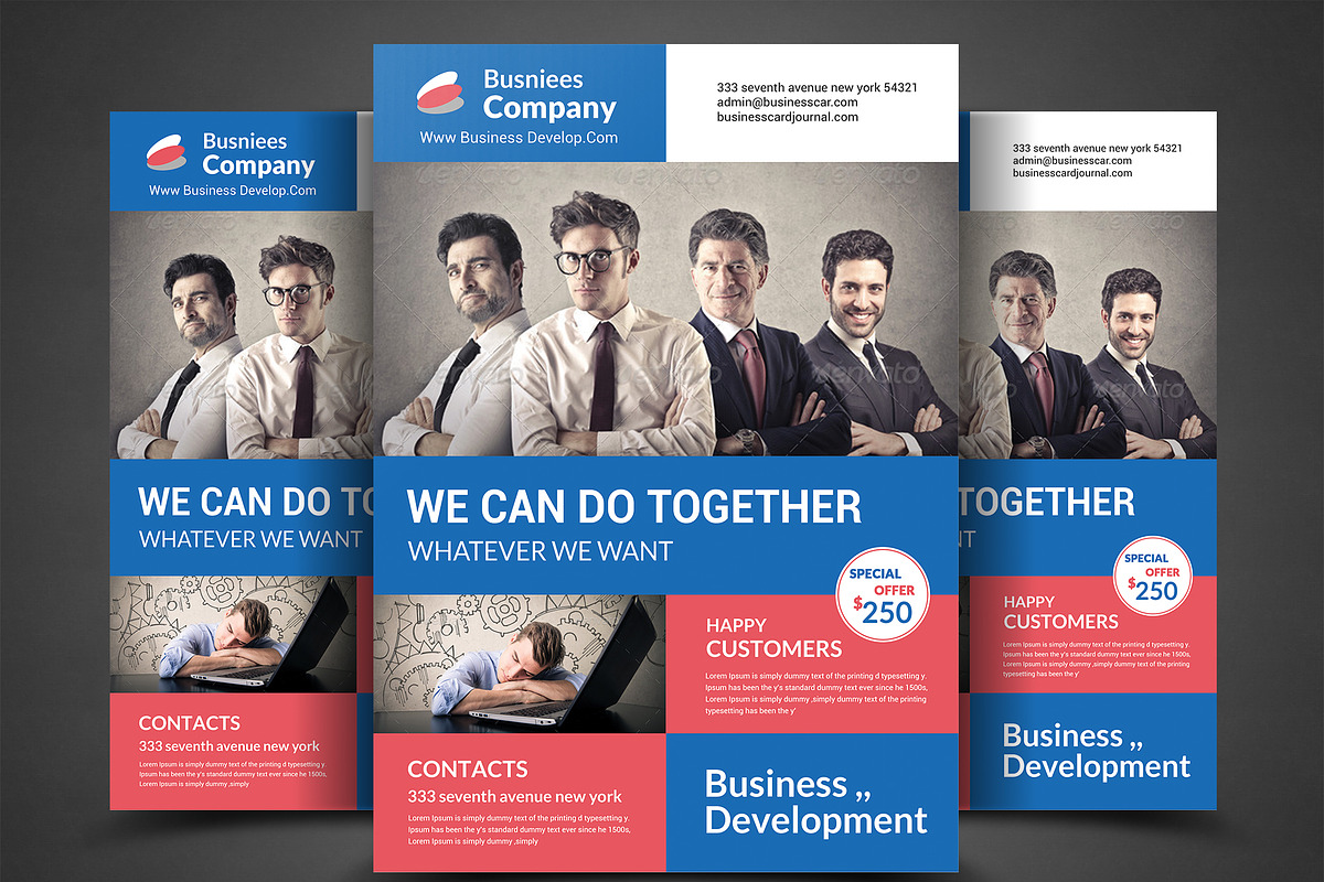 Corporate Business Flyer, a Flyer Template by AfzaalGraphics (Photo 1 of 4)