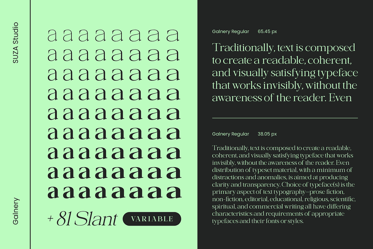 Galnery, a Serif Font by Suza Studio (Photo 13 of 13)