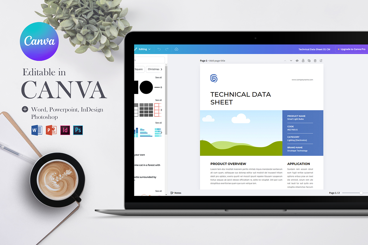 Technical Data Sheet, a Flyer Template by OrcShape (Photo 6 of 6)