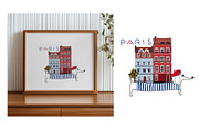 Vintage city buildings, an Object Illustration by Luamor (Thumbnail 6 of 8)
