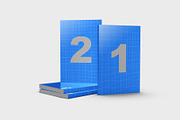 4 Book Box Set Mockup 6x9″ softcover, a Books & Magazine Mockup by Illusiongraphic (Thumbnail 10 of 20)