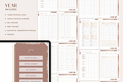 iPad Budget Planner Brown, a Presentation Template by SofiaDesign16 (Thumbnail 3 of 10)