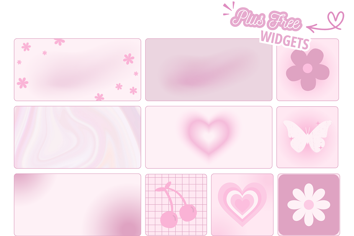 250 Soft Pink App Icons, a Solid Icon by Hell Yeah Designs