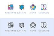 FINANCE CONCEPT ICONS, an Outline Icon by vectorstank (Thumbnail 3 of 5)