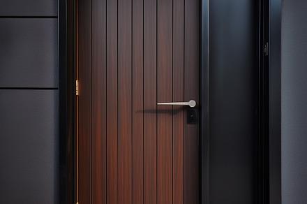 wood grain wall of the building, an Architecture Photo by Virgo Studio