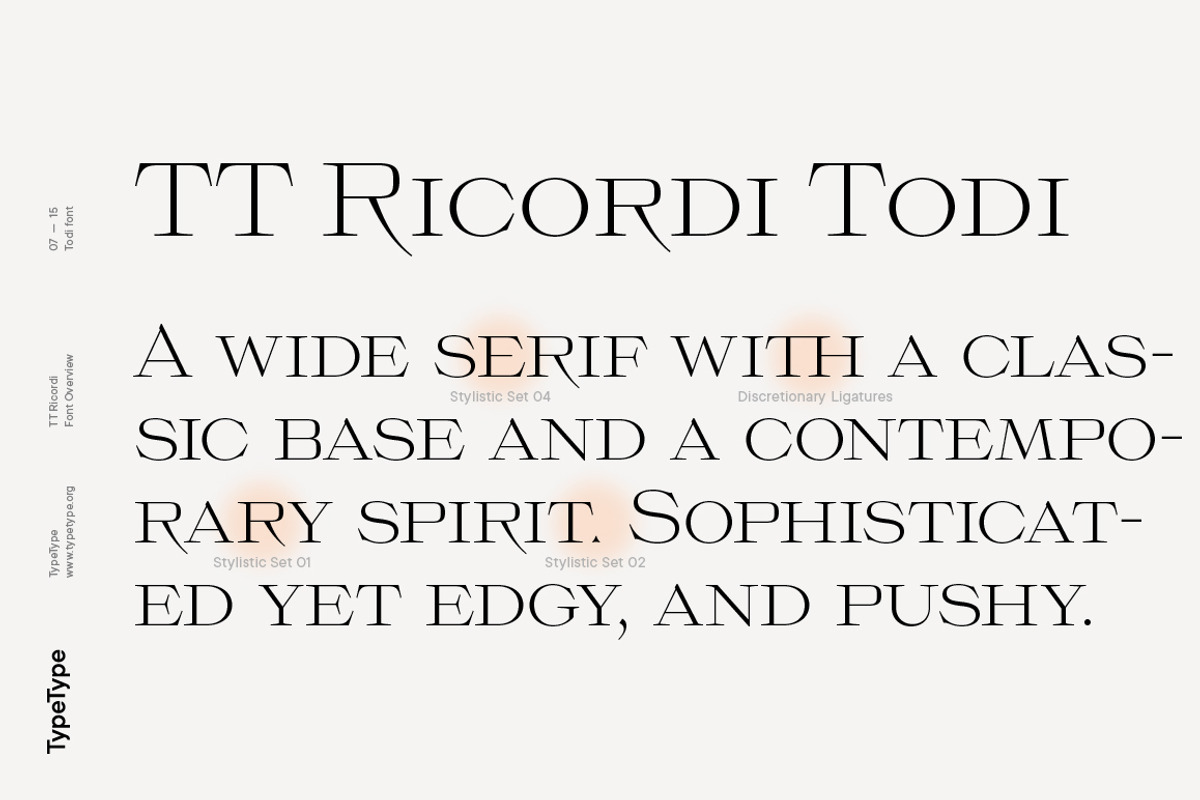 TT Ricordi, a Serif Font by TypeType (Photo 7 of 15)