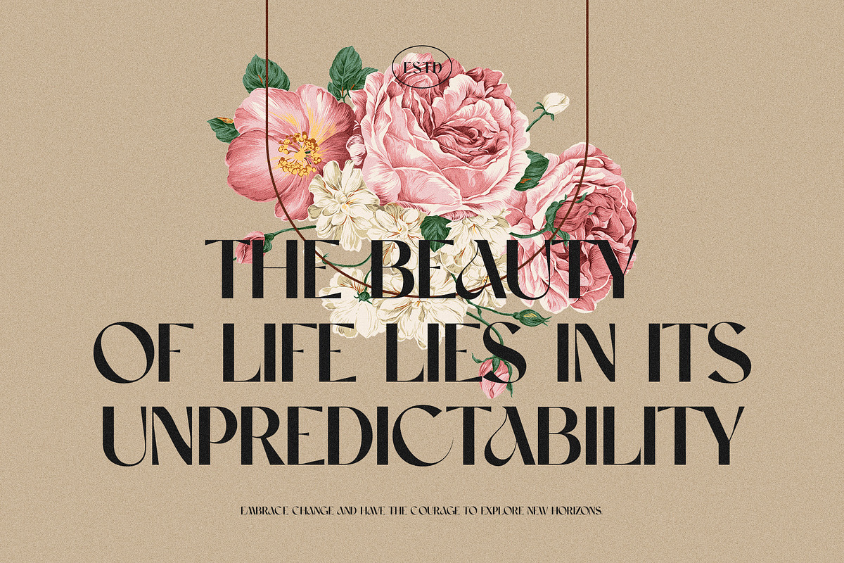 Marlon Elegant Serif Font Typeface, a Serif Font by Perfectype (Photo 2 of 10)