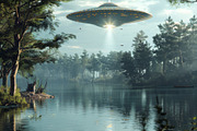 97 UFO objects flying in the sky, a Transportation Photo by Handmadefont (Thumbnail 80 of 101)