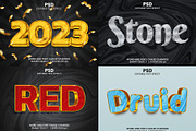 30 Golden 3d Text Effect Bundle PSD, a Layer Style Add-On by bdrobin (Thumbnail 7 of 8)