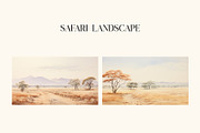 Watercolor Safari Animals Clipart, an Animal Illustration by Primrose Blume (Thumbnail 6 of 6)