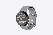 Pixel Watch Mockup, a Wearable Device Mockup by UnicDesign (Thumbnail 5 of 7)