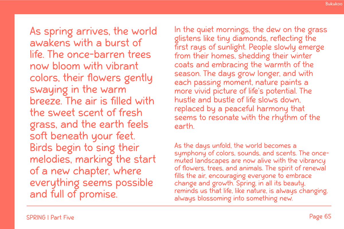 Bukukoo, a Font by Pinisi ART (Photo 7 of 10)