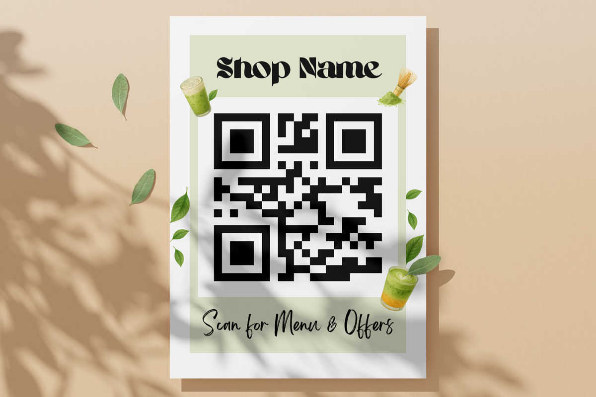 Matcha Menu Template Café Bakerie preview 4