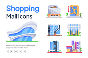 Isometric Shopping Mall Icons, a Duotone Icon by Vectors Market (Thumbnail 1 of 7)