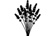 Lavender Flower Silhouette, an Object Graphic by Designer_Momina (Thumbnail 10 of 20)