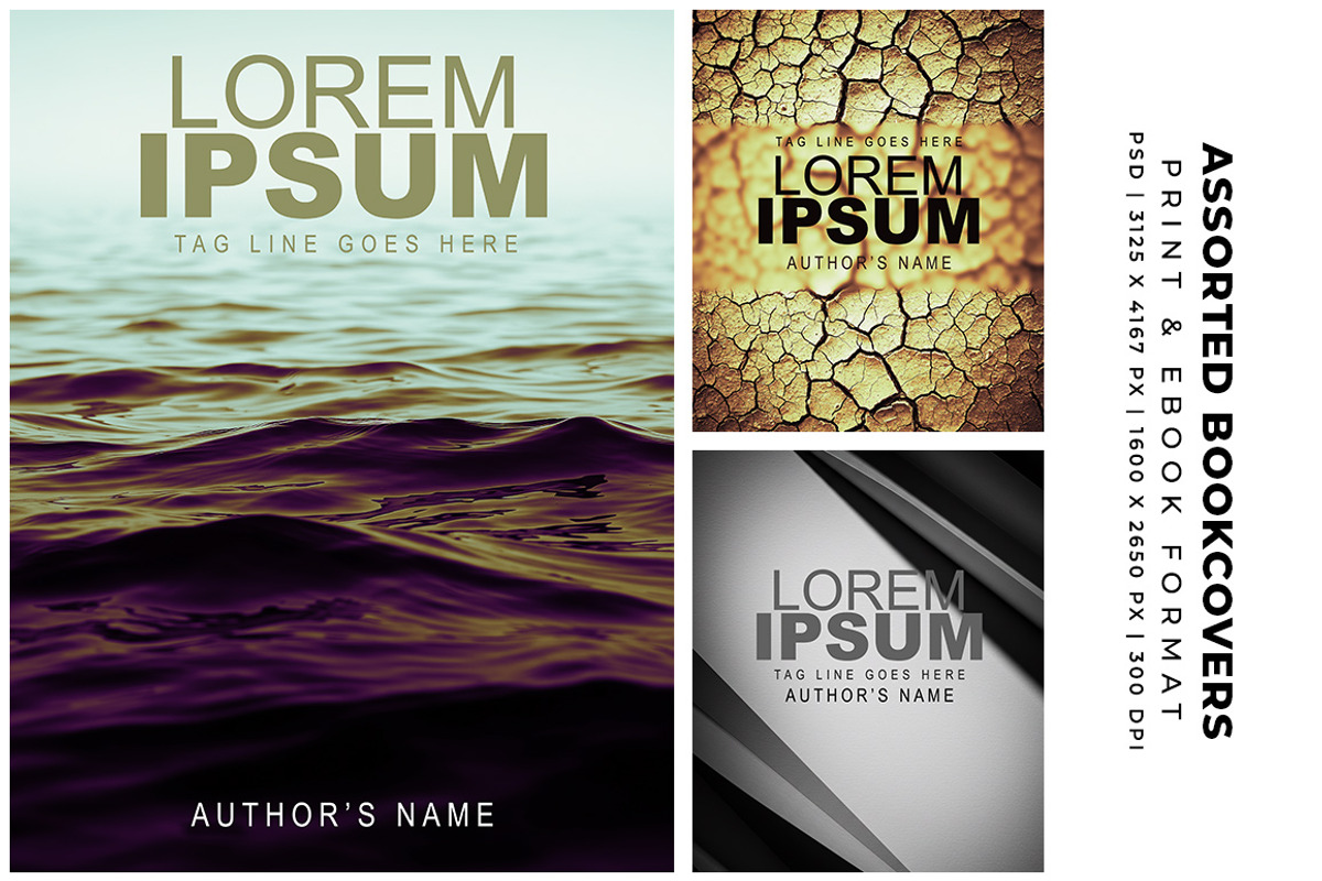 Assorted Book Cover Templates