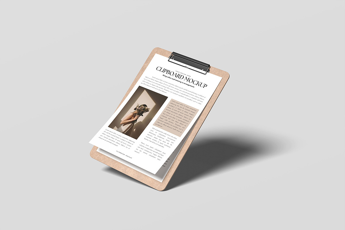 Clipboard Mockup, an Advertising Mockup by graphicsecond (Photo 4 of 7)