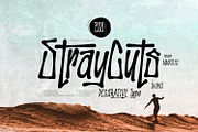 Stray Cuts - Decorative Type, a Font by ikiiko (Thumbnail 1 of 7)