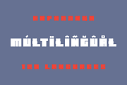 Blockage Block-Style Typeface, a Sans Serif Font by alpercakici (Thumbnail 9 of 15)