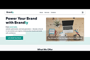 Brandly – Digital Marketing Template, a Templates & Theme by EmmanuelNdeche (Thumbnail 1 of 12)