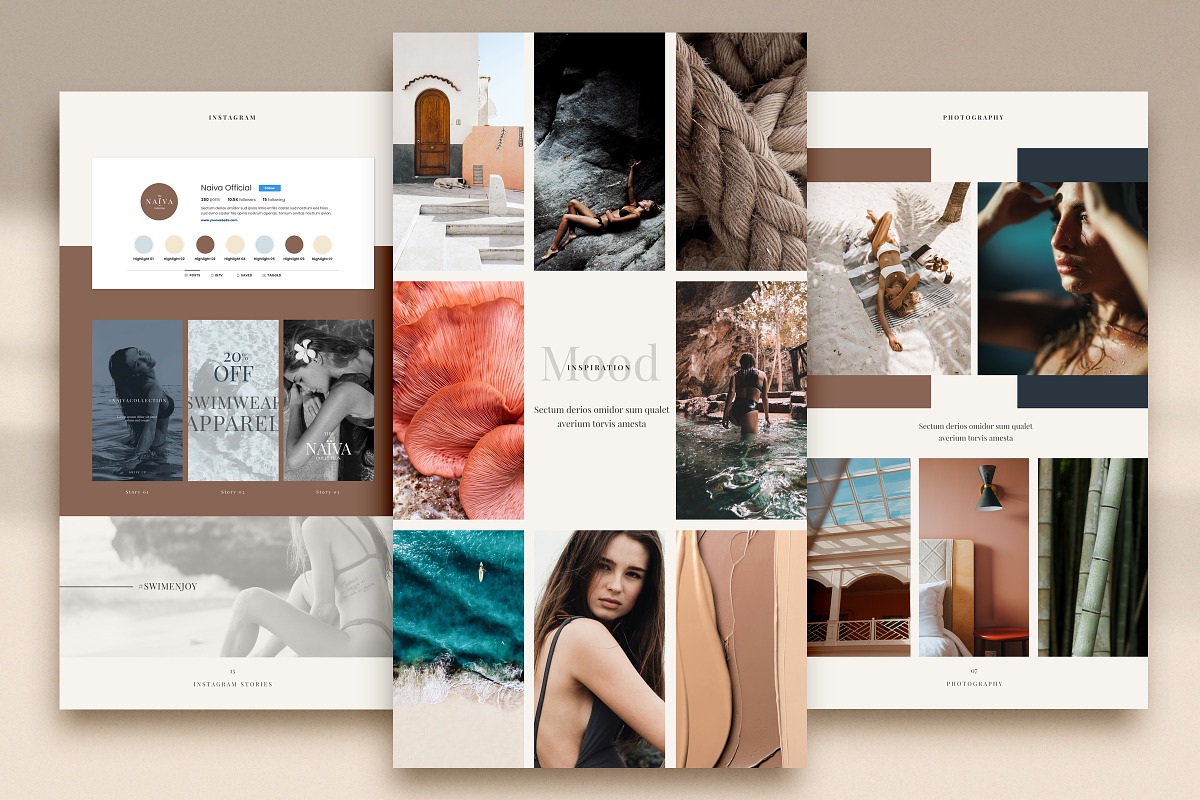 Naiva - Brand Sheets Collection, a Presentation Template by The Iconic (Photo 9 of 10)