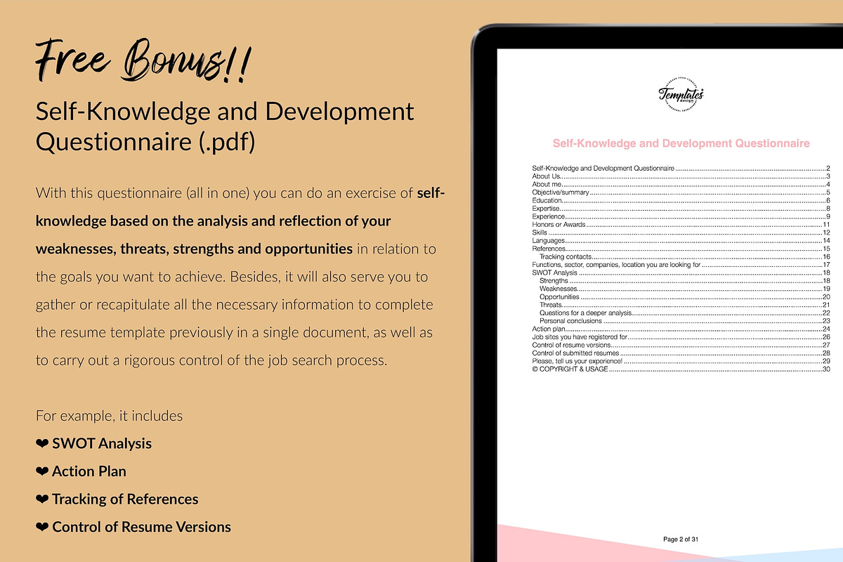 Nurse CV Design / Resume - Eva, a Resume Template by Templates Design Co. (Photo 12 of 17)