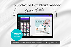 Canva Business Newsletter Templates