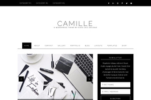 Camille Feminine Wordpress Theme