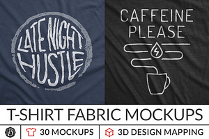 Instant T-Shirt Fabric Mockups