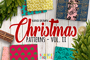 Hand Drawn Christmas Patterns II, a Pattern Graphic by Sinziana Romanescu (Thumbnail 1 of 4)