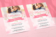 Mother's Day Party Flyer V02, a Flyer Template by retrographix (Thumbnail 3 of 4)