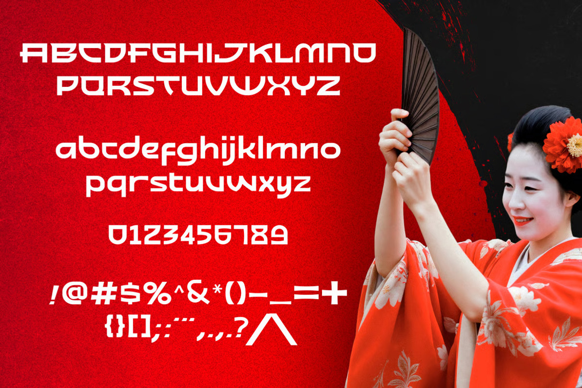 Kimochi – Japanese Style Sans Serif, a Sans Serif Font by Brand Earth (Photo 2 of 6)