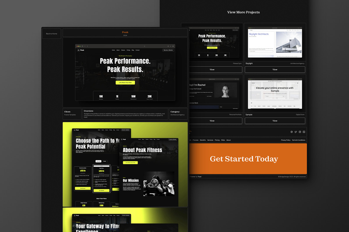 Bridge - Design Agency Template, a Landing Page Template by THdesign (Photo 4 of 4)