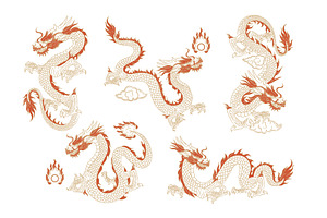 Chinese Dragon Illustration