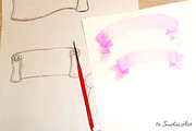 Watercolor Ribbons & Banners (Set 1), an Object Graphic by Sunshine Art Shop (Thumbnail 4 of 5)