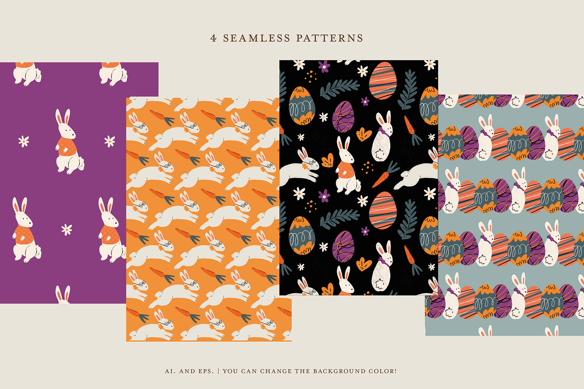 Modern Easter, a Seasonal Illustration by HeyLuisa (Photo 7 of 7)