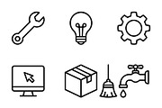 380 Customer Service Icon Set, an Outline Icon by adenpinkstore (Thumbnail 18 of 19)