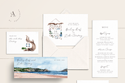 Nautical Wedding Invitations BUNDLE, an Invitation Template by Aquarellina (Thumbnail 7 of 21)