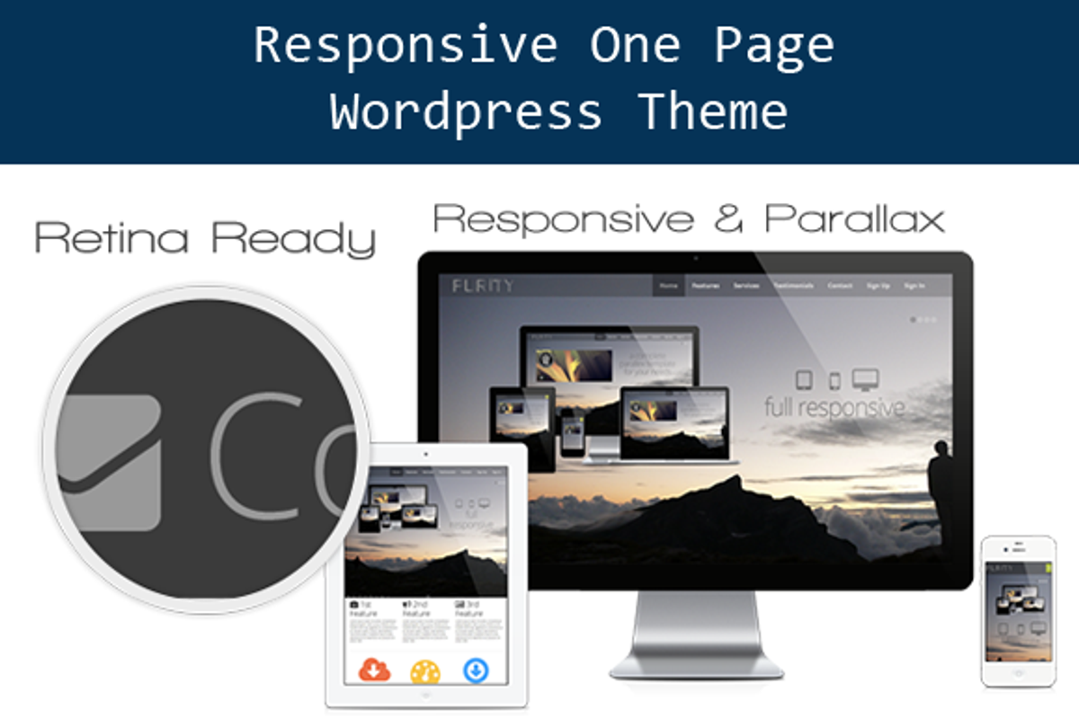 Purity Wordpress Responsive Theme, a WordPress Template by uExel Web Design Shop (Photo 1 of 5)
