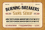 Burning Breakers -  Trio Fonts, a Script Font by Burntilldead (Thumbnail 6 of 12)