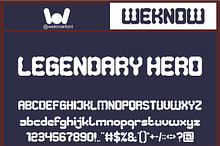 Legendary Hero font