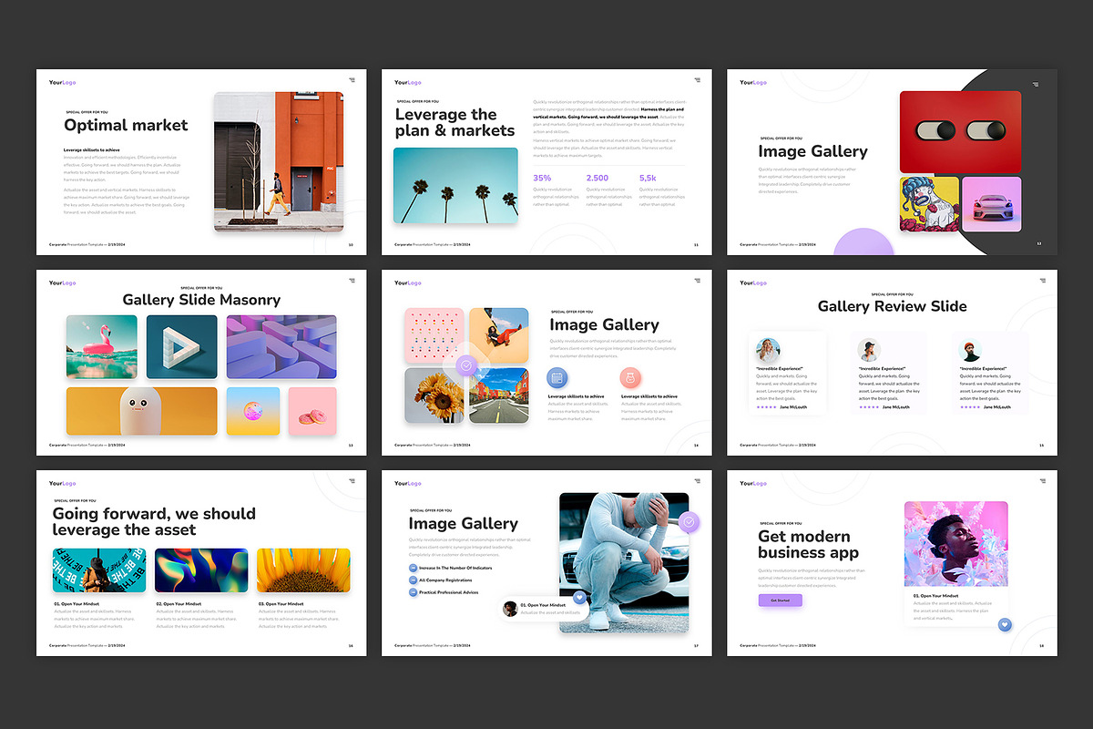 Corporate PowerPoint Presentation Te, a Presentation Template by Pixel_Vision_Store (Photo 3 of 5)