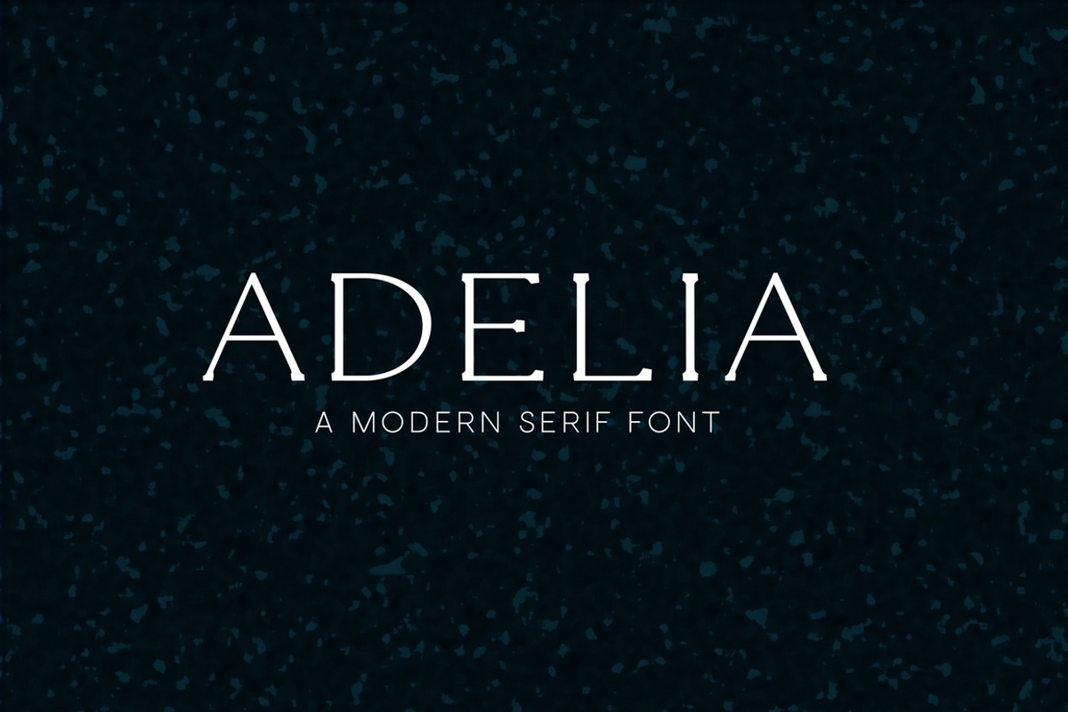 Adelia - A Modern Serif Font