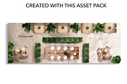 40 Kitchen Top View Elements, an Object Graphic by SketchBoyko (Thumbnail 6 of 8)